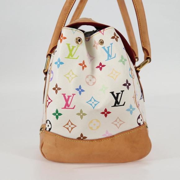 LOUIS VUITTON Monogram Multicolor Beverly GM Hand Bag White M40201 Auth BA2117V - Picture 4 of 16